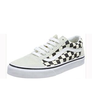 Vans Checkerboard Sneakers Size 8.5-Men, 10.0-Women Color Black/Beige